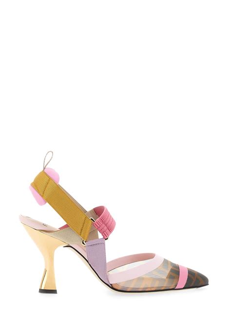 fendi shoes colibri|fendi high heel slingbacks.